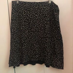 Black and white J Jill skirt